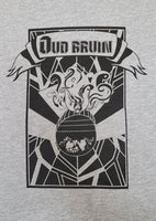 T-Shirt 'old skool' Oud Bruin 't Verzet